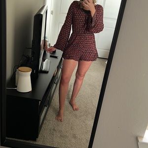 Long sleeve romper